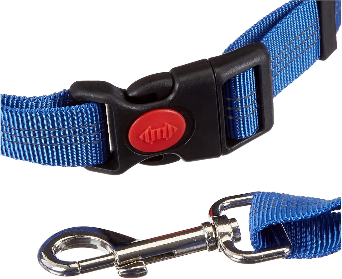 Dog Seat Belt, 2019 New Adjustable Dog Seat Belt Harness, Dog Vehicle Seat Belt, Car Headrest Restraint Pet Leash for Driving/Travel/Daily Use（Blue）